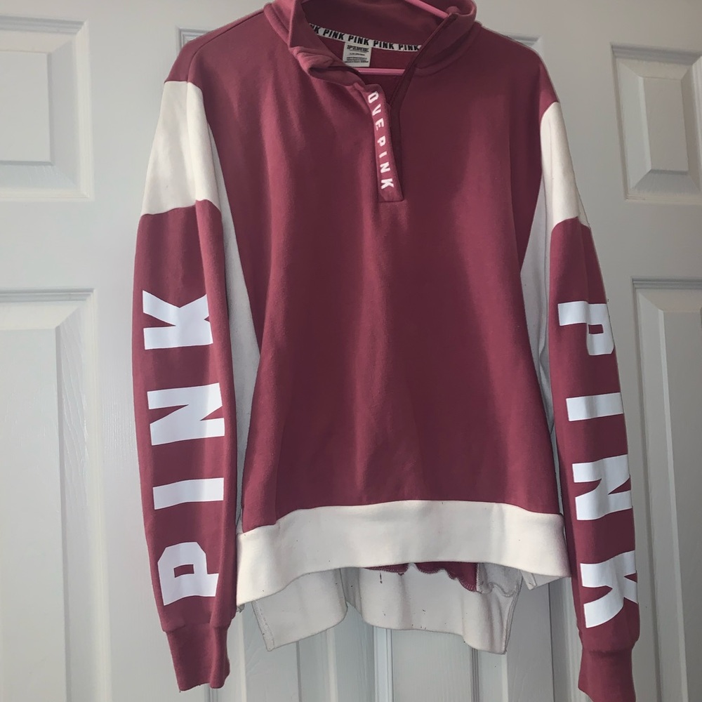 WOMENS VS PINK LARGE SWEATSHIRT TOP SHIRT